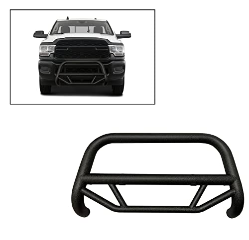 Image of Black Horse Max T Bull Bar Textured Black Compatible with 2019-2025 Ram 2500|2019-2025 Ram 3500(excludes Power Wagon)-MBT-MR1903