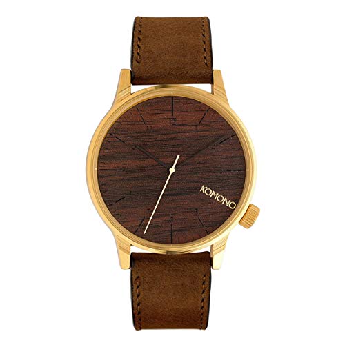 Komono Reloj Analógico de Cuarzo Unisex con Correa de Cuero – KOM-W2021