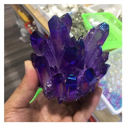 Améthyste naturelle de mine en amas de cristal pour la purification
