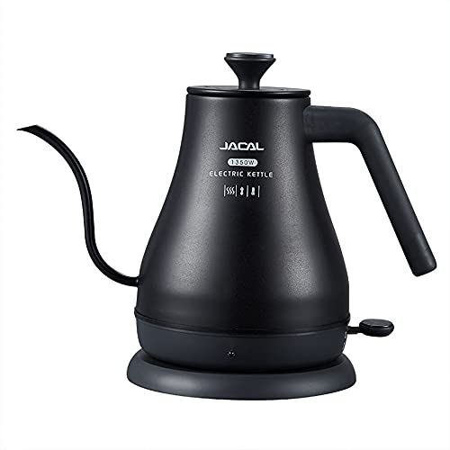 Hervidor Eléctrico de Cuello de Ganso 1 Litro Negro