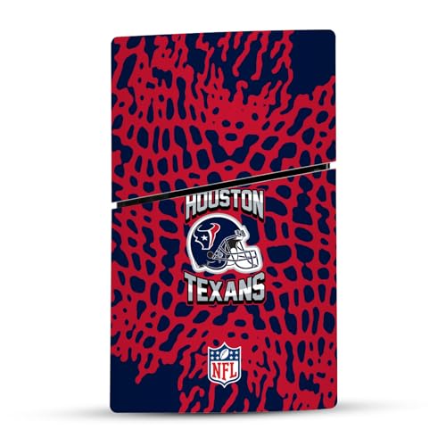 Peau vinyle PS5 Slim NFL Houston Texans sticker console - 2