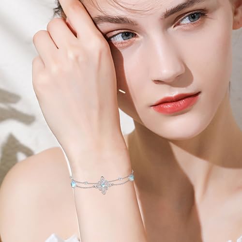 Witches Knot Bracelet Sterling Silver Witches Knot Heart Bracelet Witchy Jewelry Gifts for Women2