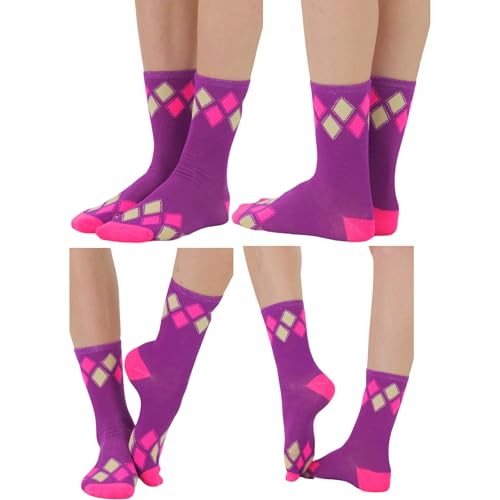 Image of ToBeInStyle Women's Pack of 6 or 12 Fashion Printed Crew Socks