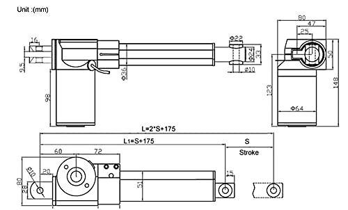 PYouo-attuatore lineare Attuatore lineare