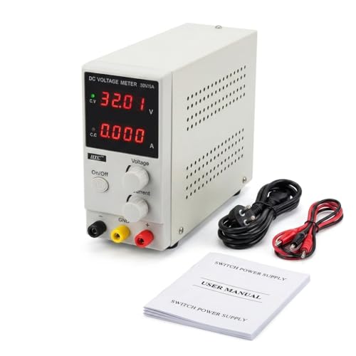 Image of SKYKING 30V 5A Variable DC Power Supply | SMPS Bench Supply with Adjustable Voltage & Current | Digital Display Lab Power Supply for Electronics Repair, Mobile Testing, DIY Projects