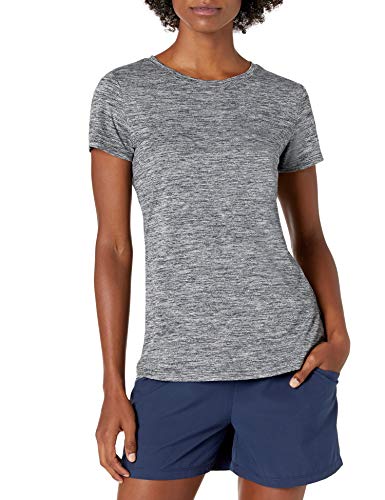Image of Amazon Essentials Women's Active Quick Dry Tech Stretch Short-Sleeve Crewneck T-Shirt, Multipacks