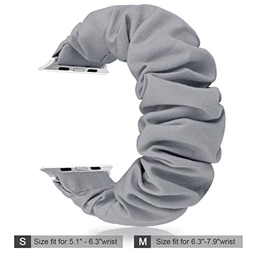Image of Greatfine Scrunchie Band Compatible with Apple Watch Bands 38mm 40mm 41mm 42mm 44mm 45mm 46mm 49mm Women, Elastic Scrunchie Watch Strap for iWatch Watch Series 11 10 9 8 7 6 5 4 3 2 1 SE 3 2 Ultra 3 2