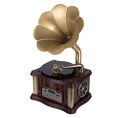 TAISK Gramophone, Tourne-Disque Vinyle Gramophone Antique Rétro Vintage Classique Moderne Maison Salon UE Vie… - Les Beatles, Paul McCartney, John Lennon, RIngo Starr, George Harrison TAISK Gramophone, Tourne-Disque Vinyle Gramophone Antique Rétro Vintage Classique Moderne Maison Salon UE Vie…