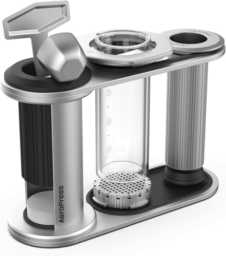 AeroPress Stainless Steel Organizer Stand, Organizing Caddy & Accessories Station with Storage Rack for Filters, Holder Fits Premium, Clear & Original Coffee Maker AeroPress Stainless Steel Organizer Stand, Organizing Caddy & Accessories Station with Storage Rack for Filters, Holder Fits Premium, Clear & Original Coffee Maker