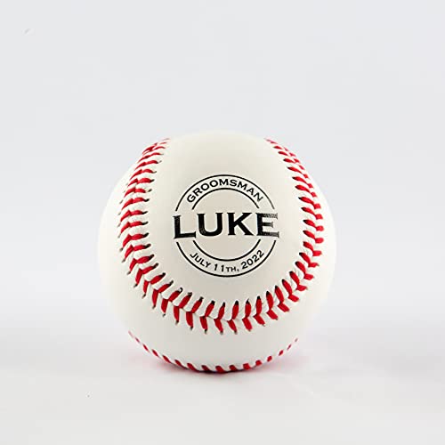 Personalized Baseball- Groomsman Practice Baseball for The Best M...