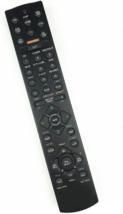 Replacement Remote Control Replace for TV/Audio/Projector for Yamaha AV Receiver HTR-5440 AX-596 RX-V596 HTR-5450 for