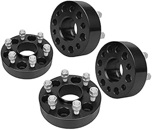 IRONTEK 1.5in Hubcentric Spacers 6x120mm (66.9mm Bore, 14x1.5 Studs) 6x120mm to 6x120mm Wheel Spacers for Chevrolet 15-18 Colorado; for GMC 15-18 Canyon; for Cadillac 10-16 SRX 4 PCS