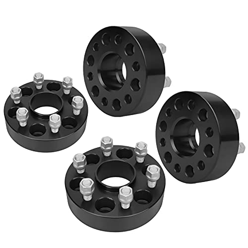 IRONTEK 1.5in Hubcentric Spacers 6x120mm (66.9mm Bore, 14x1.5 Studs) 6x120mm to 6x120mm Wheel Spacers for Chevrolet 15-18 Colorado; for GMC 15-18 Canyon; for Cadillac 10-16 SRX 4 PCS