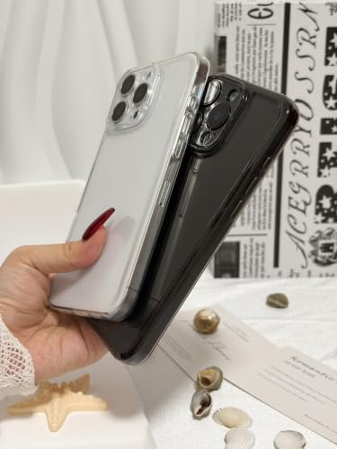 Housse iPhone 15 Pro Max claire douce premium avec protecteur d’objectif - 6