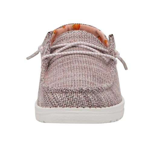 Image of HEYDUDE Girl's Wendy Youth Stretch Multi Colors | Girl's Shoes | Girl's Lace Up Loafers | Comfortable & Light-Weight