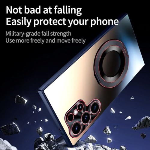 Coque Samsung S24 Ultra anti-trace avec support de visionnage