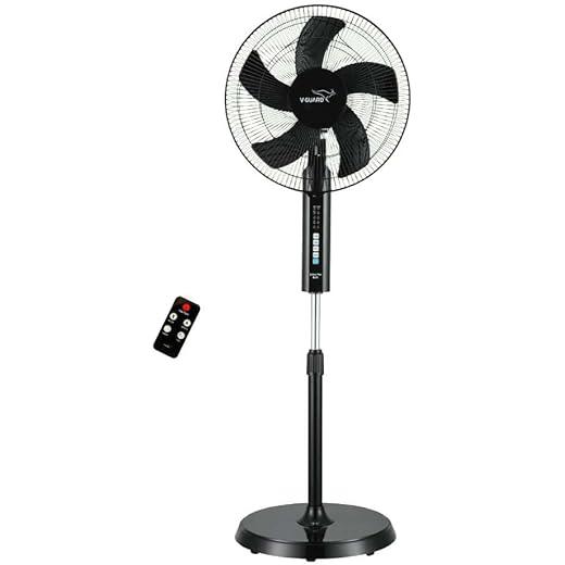 V Guard Esfera Plus BLDC 5 Blade BLDC Pedestal Fan With Remo