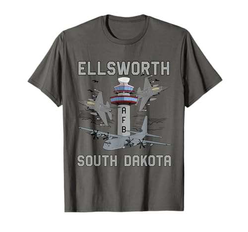 Ellsworth AFB South Dakota Air Force Base Fighter Jets Tee T-Shirt