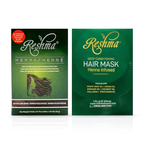 Reshma Beauty Henna para cabello 30 minutos c/ masca miniatura 1