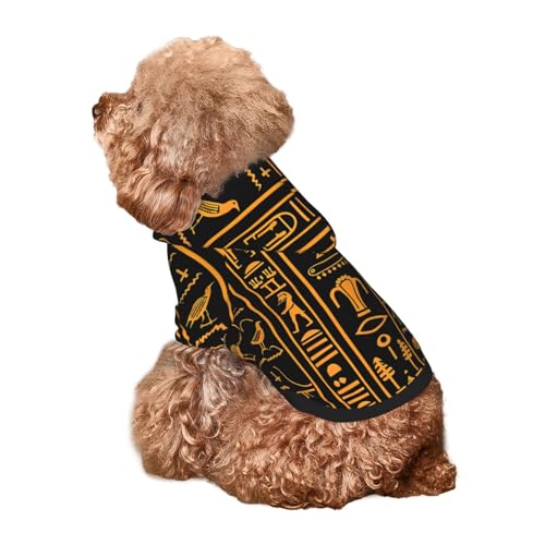 Disfraz para perro y gato estilo egipcio retro, talla L