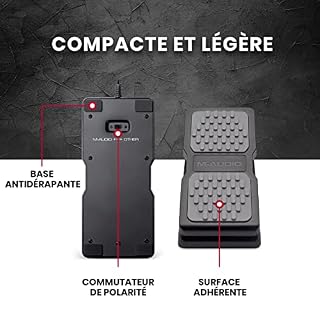 M-Audio EX-P – Pédale d’Expression Universelle pour Claviers, Claviers/Contrôleurs MIDI et Pédales d’Effets de Guitare Compatibles avec Commutateur de Polarité Intégré - Les Beatles, Paul McCartney, John Lennon, RIngo Starr, George Harrison M-Audio EX-P – Pédale d’Expression Universelle pour Claviers, Claviers/Contrôleurs MIDI et Pédales d’Effets de Guitare Compatibles avec Commutateur de Polarité Intégré – Image 4