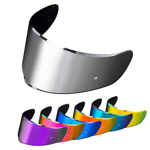 PSLER Sedici Strada 2 Visor - Sedici Strada 2 and Strada 3 Face Shield Motorcycle Helmet visor Accessories Replacement for LS2 FT2 VECTOR Sedici Strada 2 Strada 3 FF801 FF397,Silver