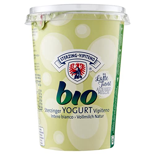 Sterzing Vipiteno, Yogurt Bio da Latte Fieno Intero bianco, 500 g