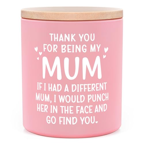 musaecoin Mum Gifts for Mothers Day Birthday Gifts for Mum Funny Mummy Presents from Daughter Son on Mothers Day Christmas - Handmade Lavender Scented Candle 10oz