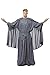 iunoket Adult Wizard Costume Tunic Robe Medieval Cloak Halloween Outfit with Belt Sling Bag