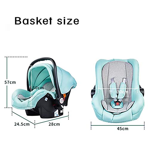 Baby kinderwagen voor pasgeborenen en peuters -3 in 1 kinderwagen Opvouwbare kinderwagen Anti-shock Springs High View… - Afbeelding 7