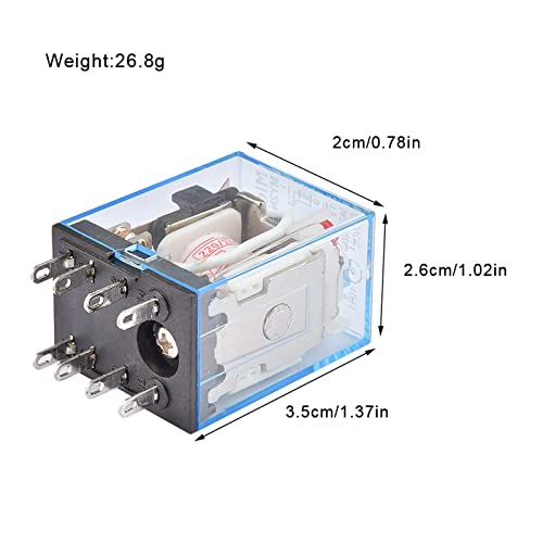 Embase pour mini relais électromagnétique MY4NJ PYF14A AC 220V DC 24V - 6