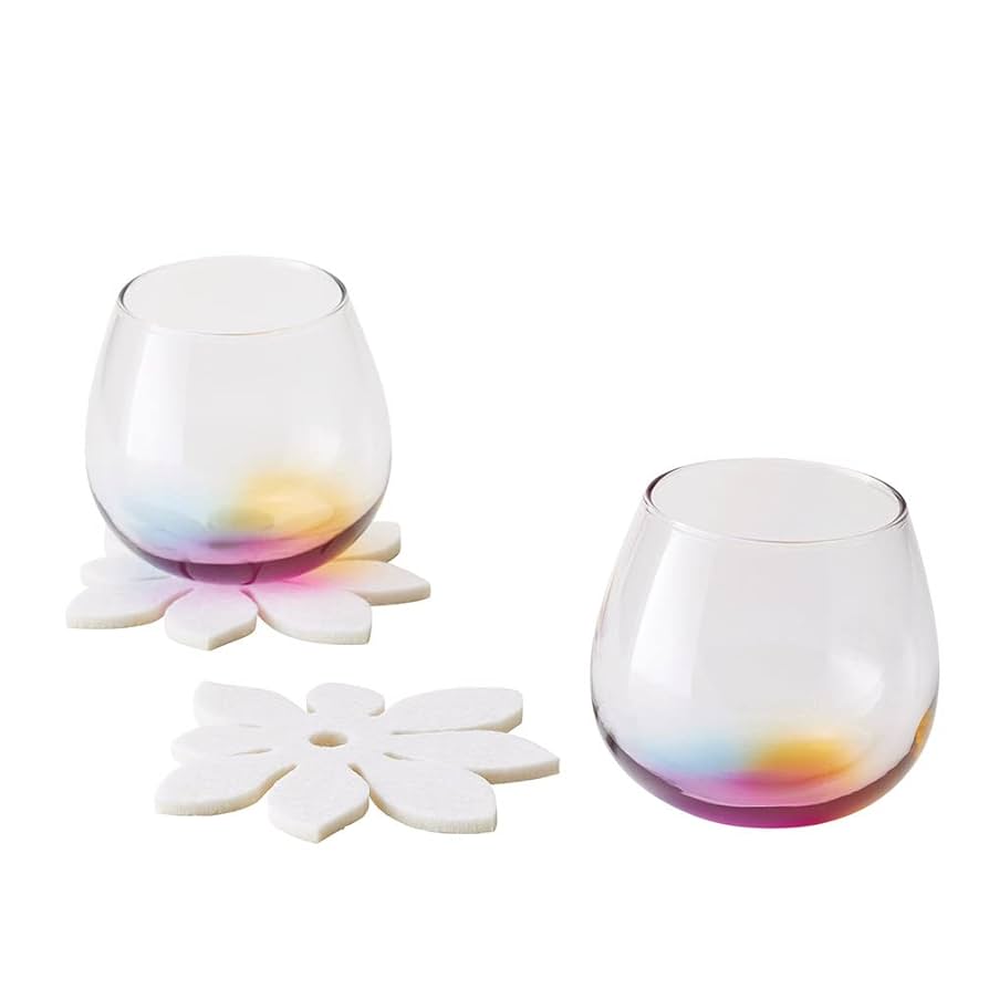 SMAP スマスマ【番組プレゼン企画 小道具 非売品 新品 カクテルグラス ペア Amazon｜マルサン近藤 プリズム オーロラグラスペア グラス