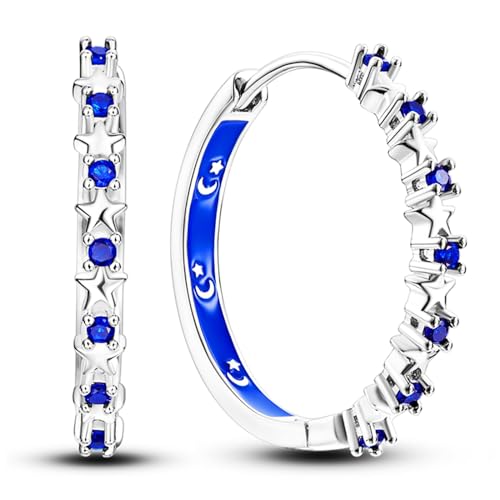 Earrings for Women 925 Sterling Silver Evil Eye Stud Earrings Blue Round Stud Jewelry Fashion Simple Studs 7mm