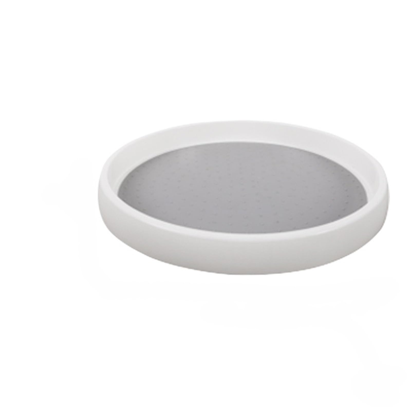 RUWLFE 2Pcs Rotating Spice Organizer Non-Slip Turntable Shelf Storage Tray Kitchen Cabinet Condiment Pantry Space Saver for Kitchen, Cabinet(3.5x25.5cm)