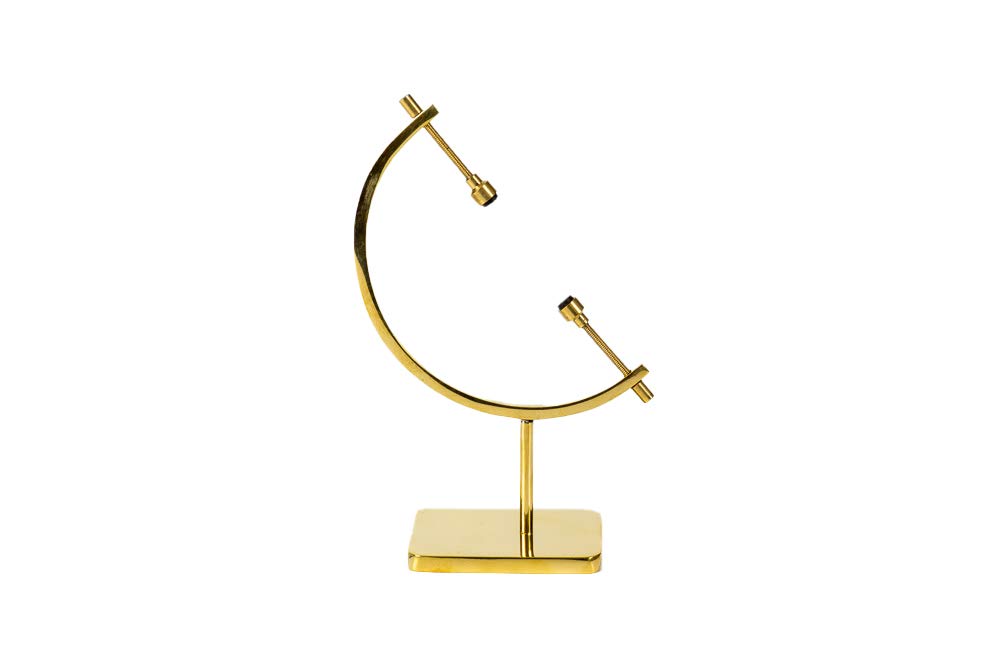 Easels by AmronMineral, Ornament, Gem, Shell, Coin, Display Stand - Caliper Type Stand (Brass) AU6