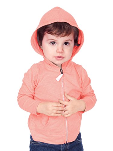 Kavio! Unisex Infants Jersey Long Sleeve Zip Up Hoodie Flamingo 24M #TOP25