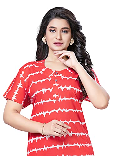 Image of PNAEONG Women Cotton Maxi Sleepwear