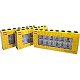 LEGO Minifigure Display Case (Large 3-Pack Black)
