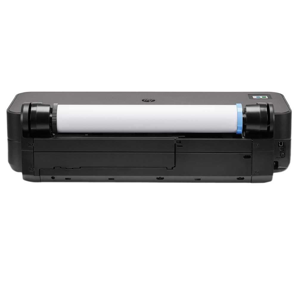 HP DesignJet T230 Großformatdrucker, 24 Zoll, bis zu A1, mobiles Drucken, Wi-Fi, Gigabit Ethernet, Hi-Speed USB 2.0, 1 Jahr Garantie (5HB07A), Schwarz