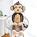 tuyuzhen Banana Monkey Doll Peluche Pareja Ragdoll Monkey Doll 85cm marrón