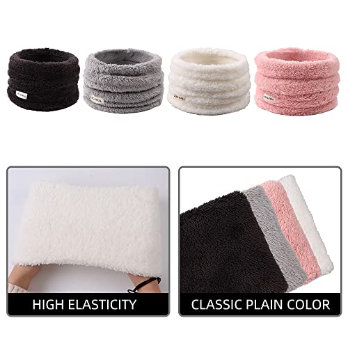 Image of JANGANNSA Fleece Kids Scarf - Warm Winter & Autumn Neck Warmer for Boys & Girls 1-6Y