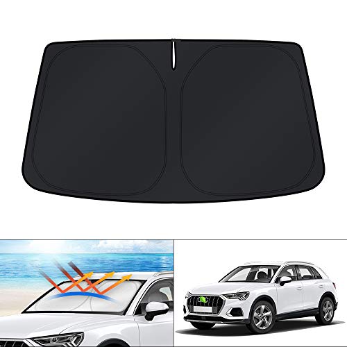 KUST Windshield Sun Shade for 2019-2025 2026 Audi Q3 Accessories Custom Fit Sunshade Window Shade...