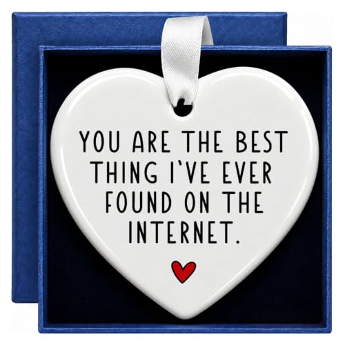 Best Thing Heart Ceramic Ornament