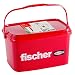Produktbild fischer DUOPOWER 10 x 50, Universaldübel, leistungsstarker 2-Komponenten-Dübel, Kunststoffdübel zur Befestigung in Beton, Gipskarton uvm., ohne Schrauben, im wiederverwendbaren Eimer, 720 Stück
