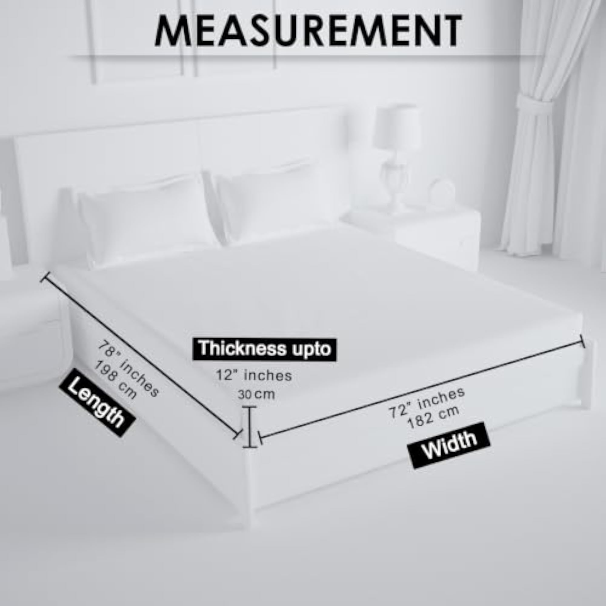 Story@Home 300 TC Cotton King Fitted Bedsheet, Dusty Rose