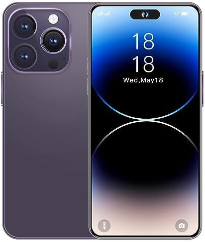 A14pro Max teléfono desbloqueado, 6+256GB Android 13.0 Smartphone, pantalla HD de 6.82 pulgadas, doble SIM, doble modo de espera, batería de 6000