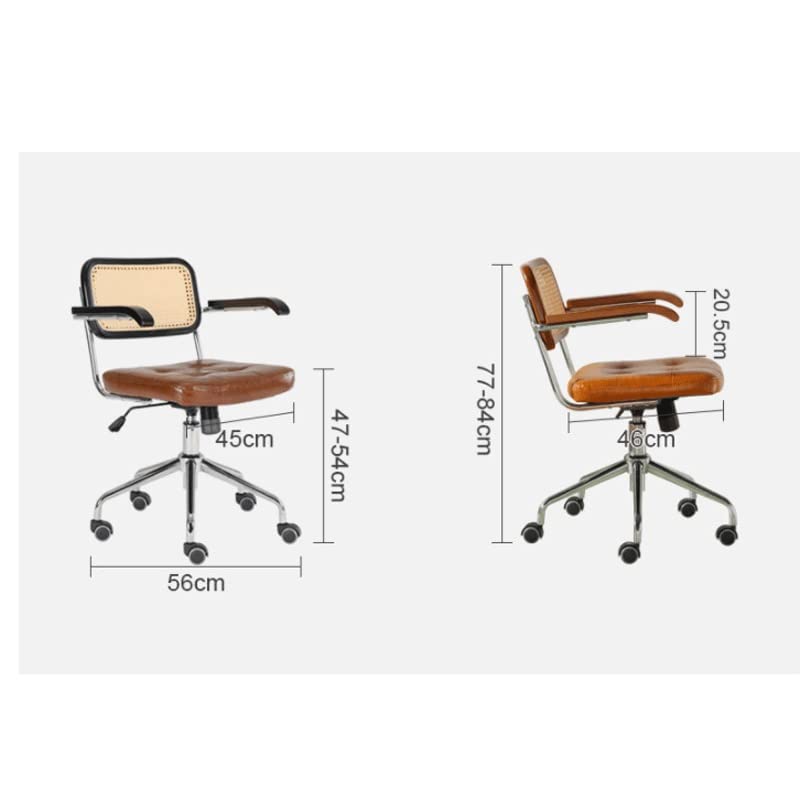 Amazon.com: Lan Xin-JP Office Chair, Rattan Computer Chair Retro