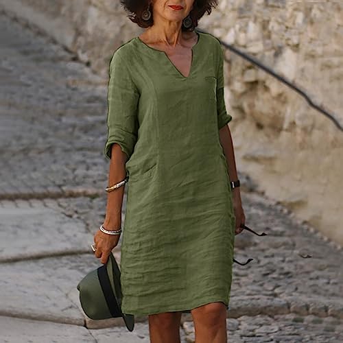 Robe d'été à manches courtes fluide pour habiller vos sorties sans complexe - 2
