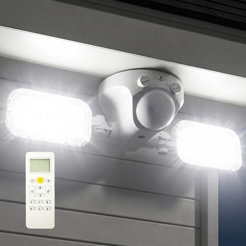 SANSI 10000LM Motion Sensor Outdoor Lights Remote Control Dimmable
