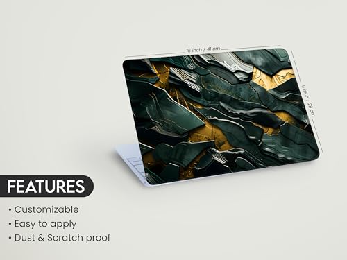 Image of NoWorries Laptop Skin for 14inch /15inch Devices- Graffiti Laptop Sticker Upto 15.6inch Compatible with Apple /dell /Hp /Lenovo /Acer /Asus - Dustproop & Waterproop Vinyle Grayback Laptop Skin